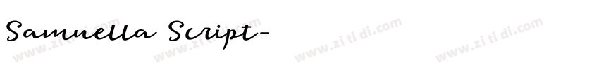 Samuella Script字体转换